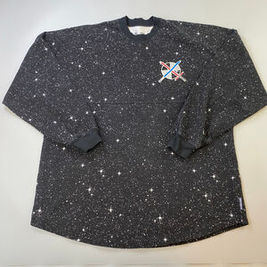 Disney Spirit Jersey Star Wars Rise of Skywalker Long Sleeve Tee Large Black